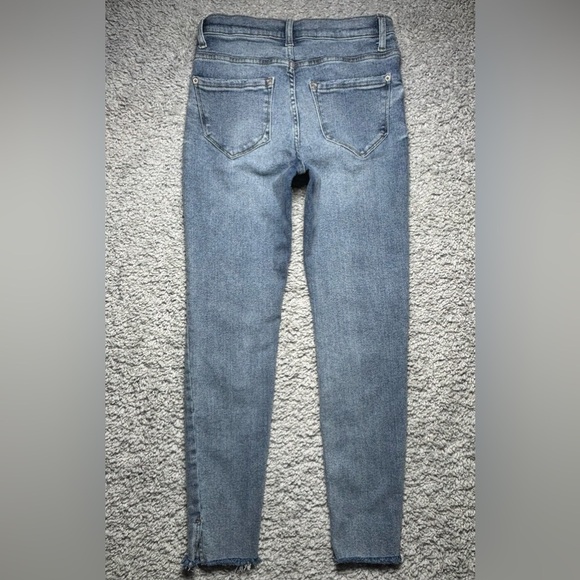 Kensie Jeans Womens 4 Vintage Luxe The Kelsey High Rise Skinny Raw Hem Stretch - Picture 5 of 5
